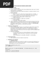 Oracle 10g New Features Quick Guide