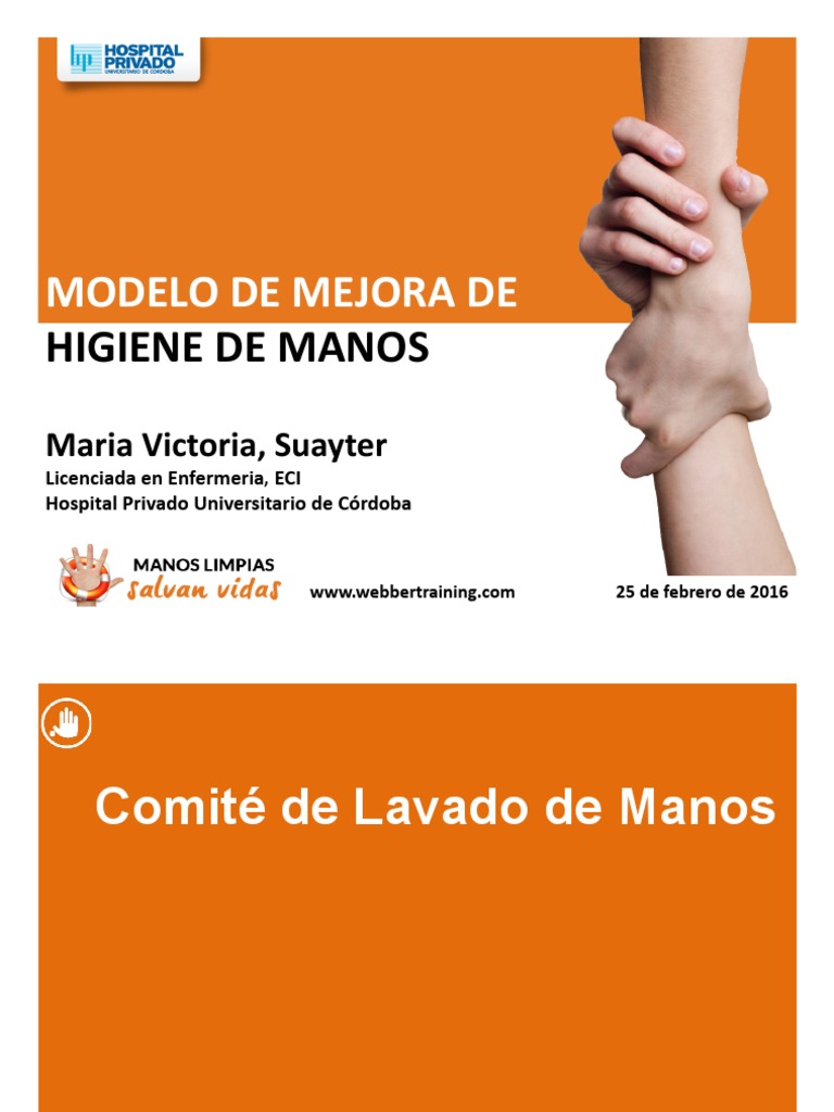 Modelo de Mejora en Lavado de Manos | PDF | Lavado de manos | Enfermería