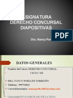 Derecho Concursal (Diapositivas)