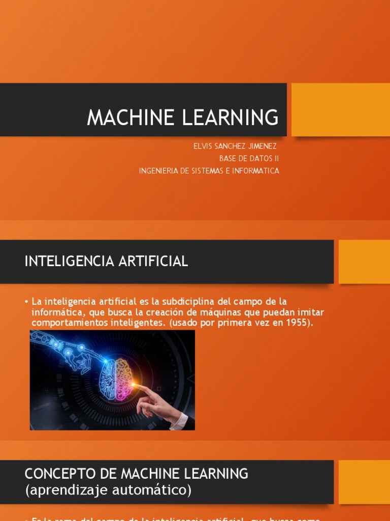 Machine Learning | PDF | Aprendizaje automático | Inteligencia artificial