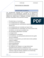 Percepciones en La Nómina PDF