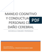 Manejo Cognitivo y Conductual de Personas Con Daño Cerebral