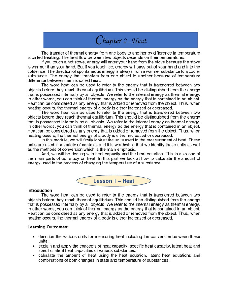 Heat Transfer and Measurement Basics | PDF | Calorie | Heat