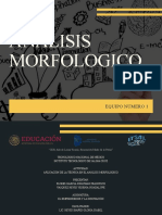 ANALISIS MORFOLOGICO (EQUIPO 1)