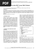 Research On The PPP Versus TBLT Debate: Si Li