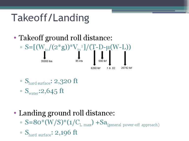 Takeoff/Landing Takeoff Ground Roll Distance PDF