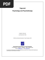 Yoga and Psychology Psychotherapy