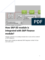 How SAP SD Module Is Integrated With SAP Finance Module?