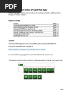 Using MS Project Online Handout