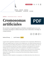 Cromosomas Artificiales - Investigación y Ciencia - Investigación y Ciencia