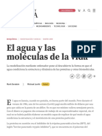 El agua y las moléculas de la vida _ Investigación y Ciencia _ Investigación y Ciencia