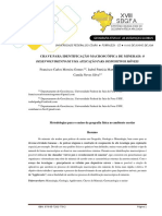 Chave para Identificação Macroscópica de Minerais