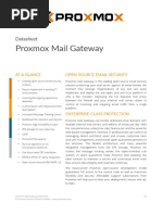 Proxmox Mail Gateway 5.1 Datasheet PDF