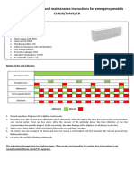 Installation, Operation and Maintenance Instructions For Emergency Models CL-616/SLAVE/CB