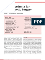 Anesthesia For Robotic Surgery 66: Ervant V. Nishanian and Berend Mets