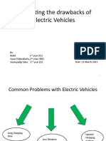 Combating The Drawbacks of Electric Vehicles
