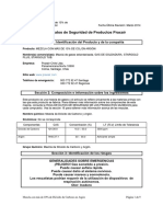 Mezcla de gases con CO2 y Argón