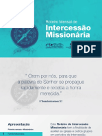 APMT e IPB - Roteiro de Intercessão Missionária