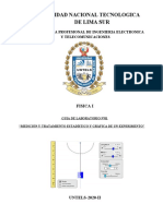 Física I: Gráfica y análisis del periodo de un péndulo simple