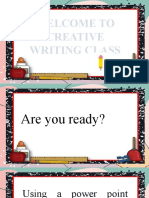 1 Introduction To Creative Writing