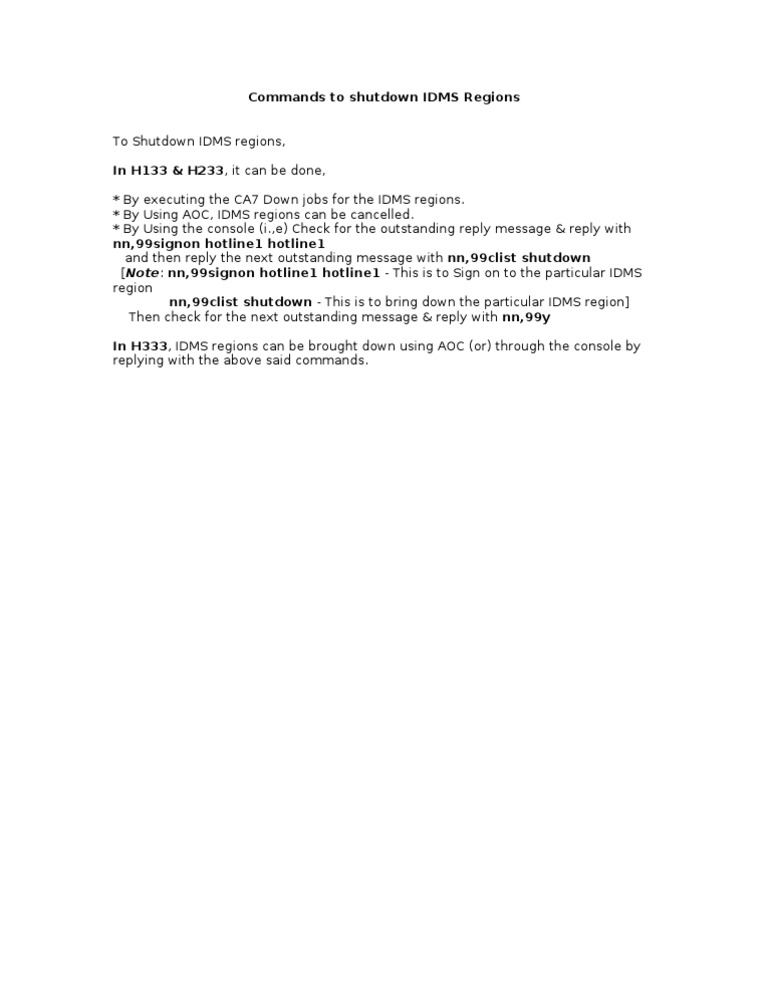 Commands | PDF
