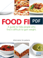 Food First: A Guide To Help People Who Find It Difficult To Gain Weight
