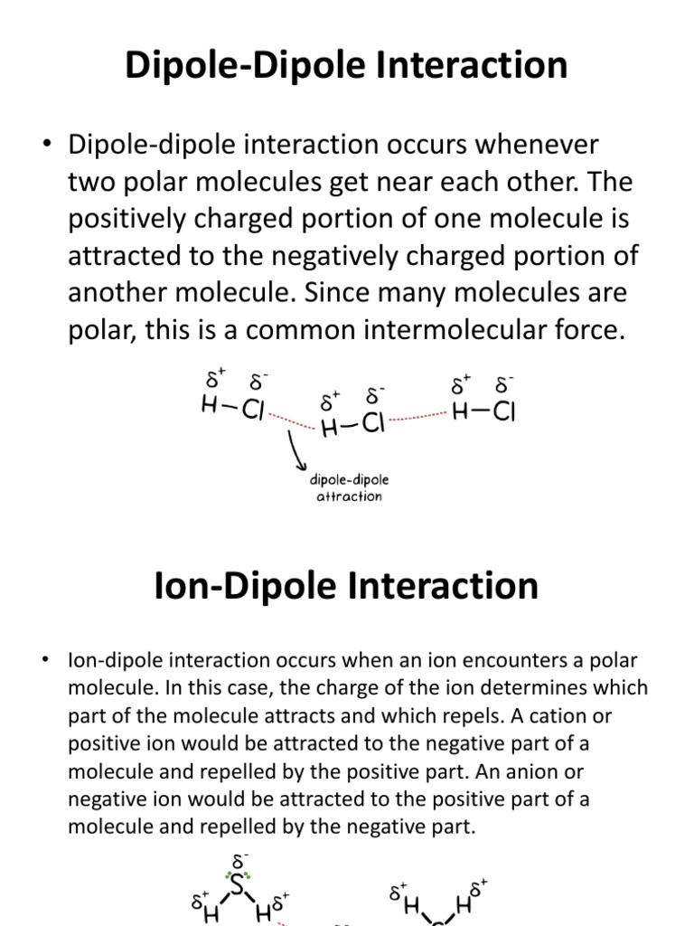 DipoleDipole Interaction PDF PDF
