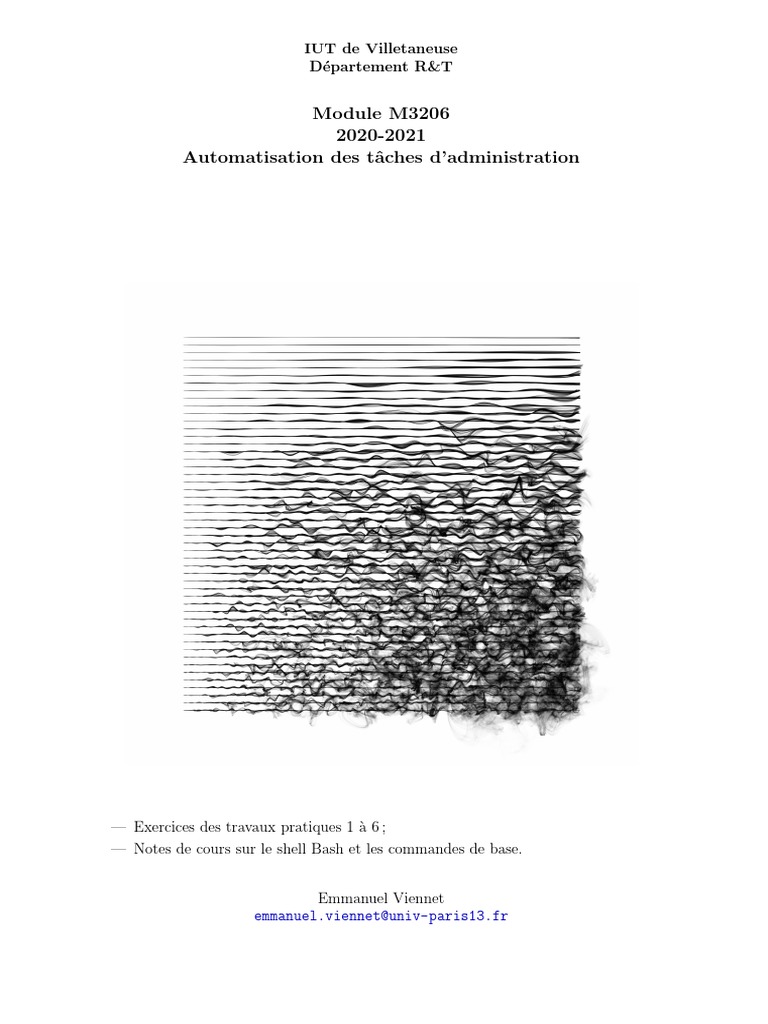 Module M36 21 Automatisation Des T Aches D Administration Pdf Structure De Controle Interface En Ligne De Commande