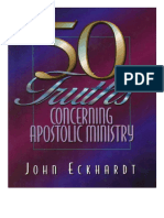 50 Truths Concerning Apostolic - John Eckhardt-Spanish PDF