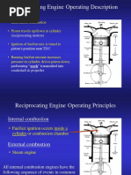 Lecture 1 - Reciprocating Engine Theory