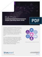 Blue Prism Robotic Operating Model Factsheet