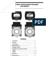 (English) EMF-300E Series Flowmeter User Manual