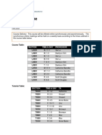 Course Outline (Fall 2020)