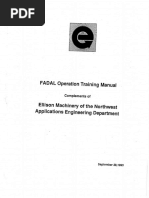 Fadal Operation Training Manual