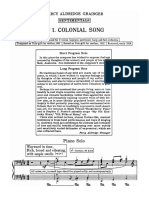 Colonial Song - Percy Grainger