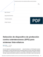 Dispositivo de Protección Contra Sobretensiones (SPD) para Sistemas Fotovoltaicos - PROMELSA
