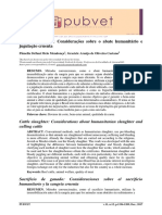 2017 - Abate de Bovinos - Considerações Sobre o Abate Humanitário e Jugulação Cruenta