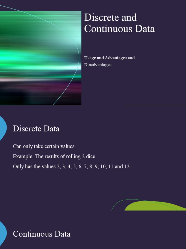 Discrete vs Continuous Data Explained | PDF