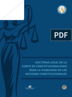 Doctrina Legal de La Corte de Constitucionalidad