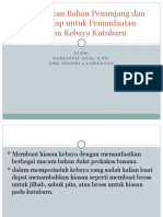 Pemanfaatan Bahan Penunjang Dan Pelengkap Untuk Pemanfaatan Hiasan