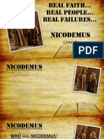 Nicodemus' Nighttime Meeting with Jesus Reveals His Growth in Faith