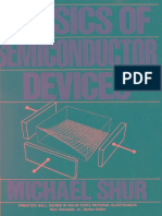 Physics of Semiconductor Devices by Michael Shur