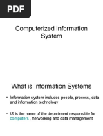 Computerized Information System