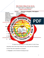 MODULE-TEMPLATE Structure of English