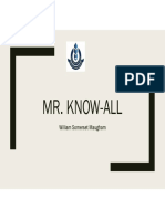 Mr. Know All