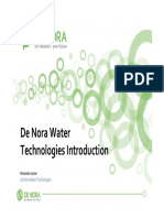 De Nora Water Technologies Introduction. Presenter Name de Nora Water Technologies