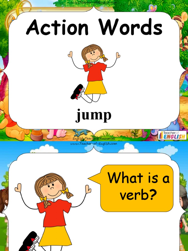 Verbs Year 1 PDF Verb Linguistic Morphology