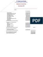 Statement of Cash Flow PT Prima Elektronik PDF