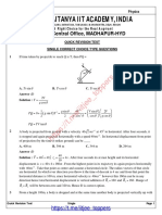 Sri Chaitanya Physics SINGLE CORRECT Question BANKkkkkkkkkkkkkkkkkkkkkkkkkkkk