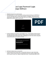 Cara Mengatasi Lupa Password Login Windows 7 Tanpa Software